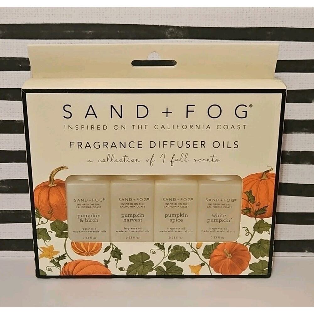 Sand And Fog Fall Fragrance Oils 4pk 0.33oz each Fragrance Oils Set